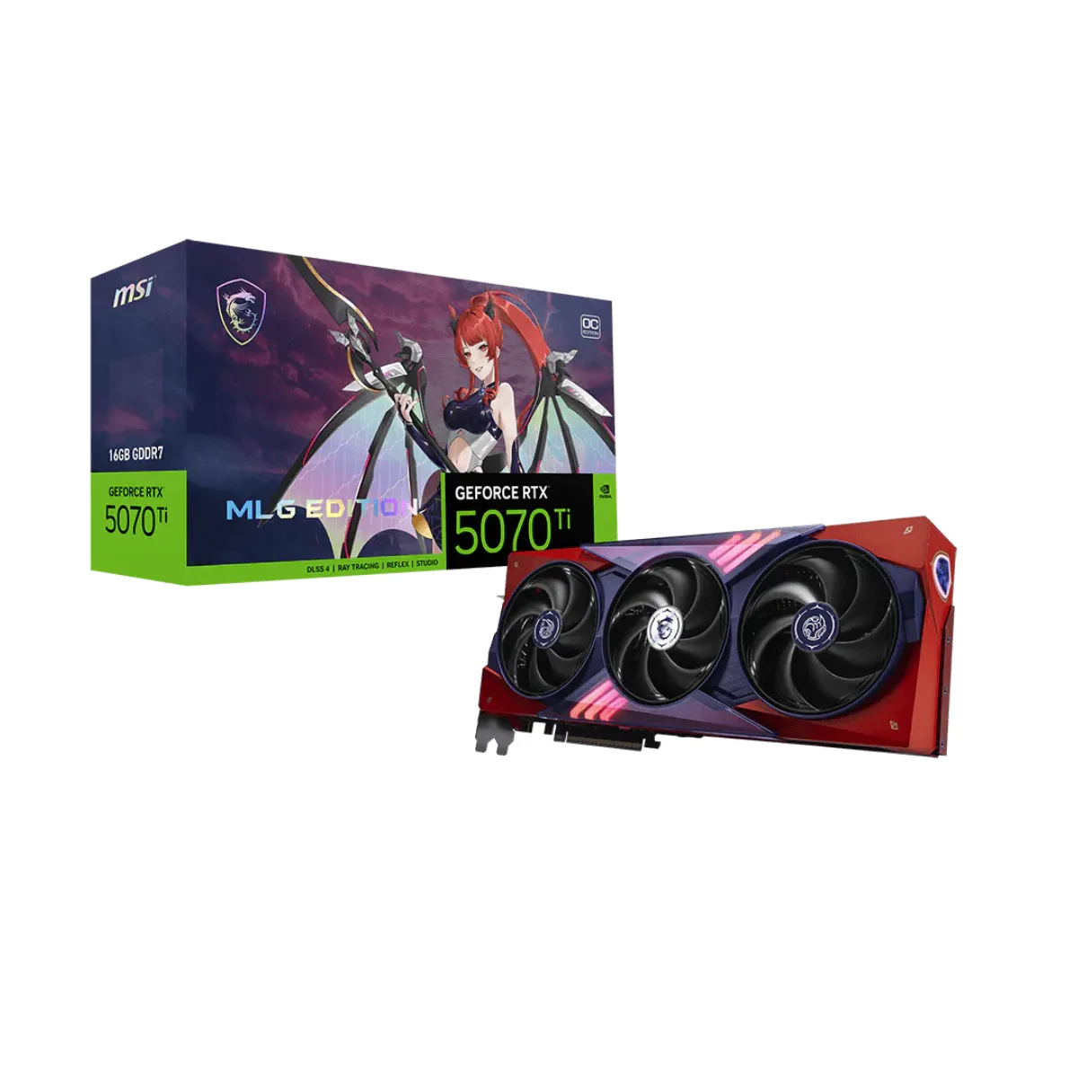 VGA MSI GeForce RTX 5070 Ti 16G MLG EDITION OC (0088) — foto 6