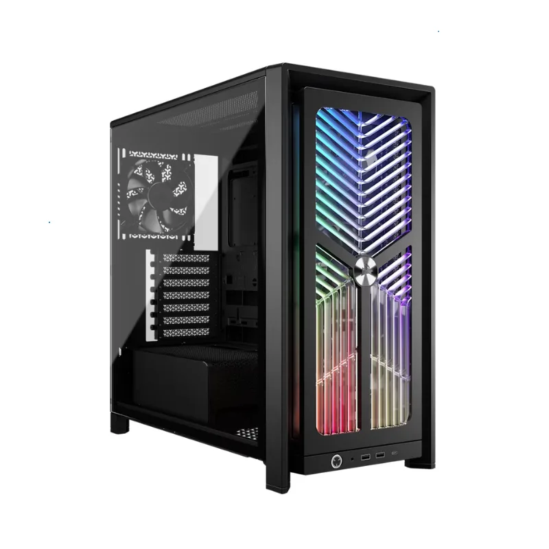 Gabinete Corsair FRAME 4000X RS Mid-Tower TG Fan X3 Black (8828) — foto 5