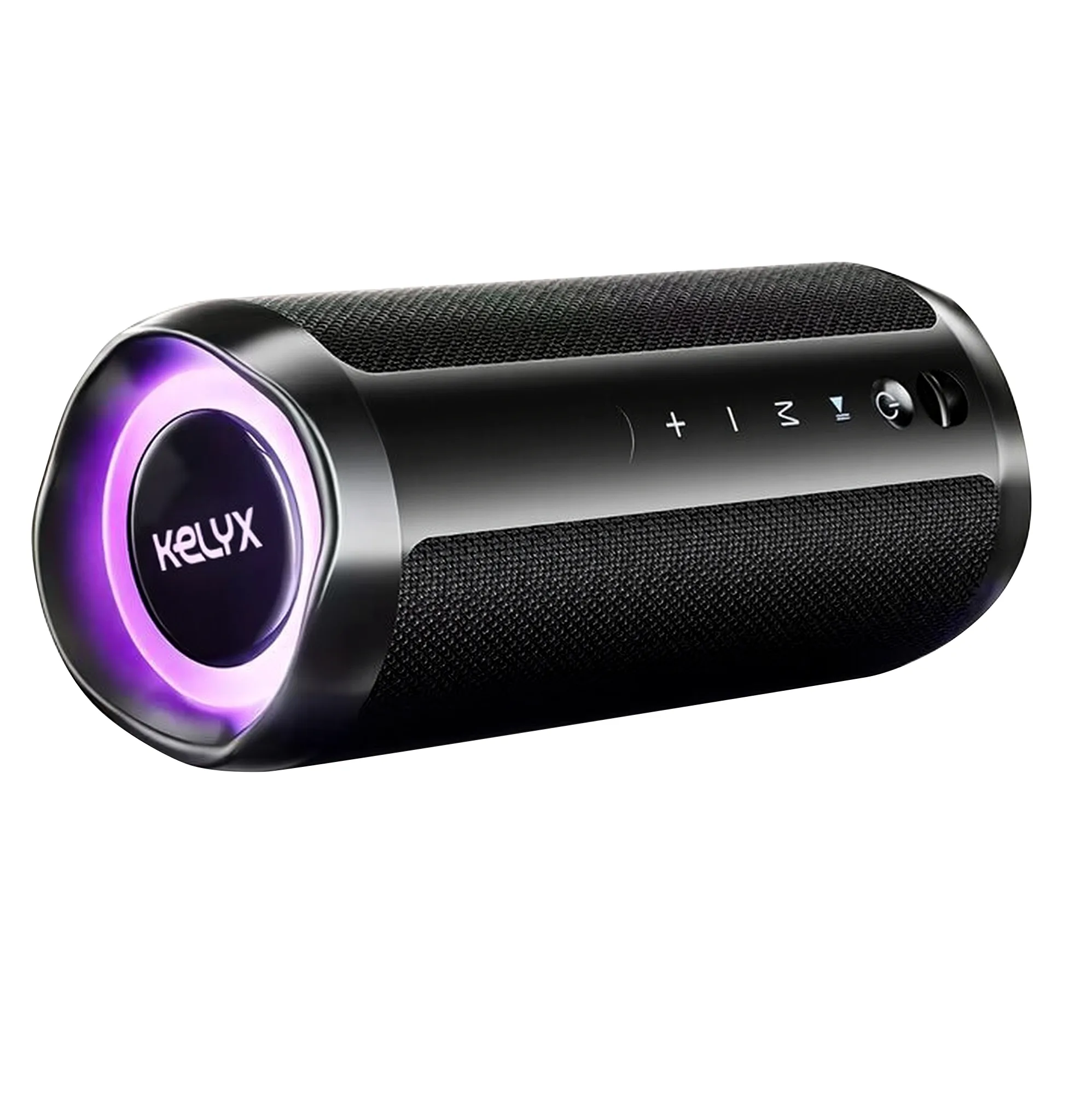 Parlante Kelyx Bluetooth 2 Altavoces 12W Cilindro RGB HIFI IPX7 MicroSD / USB (7961) — foto 3