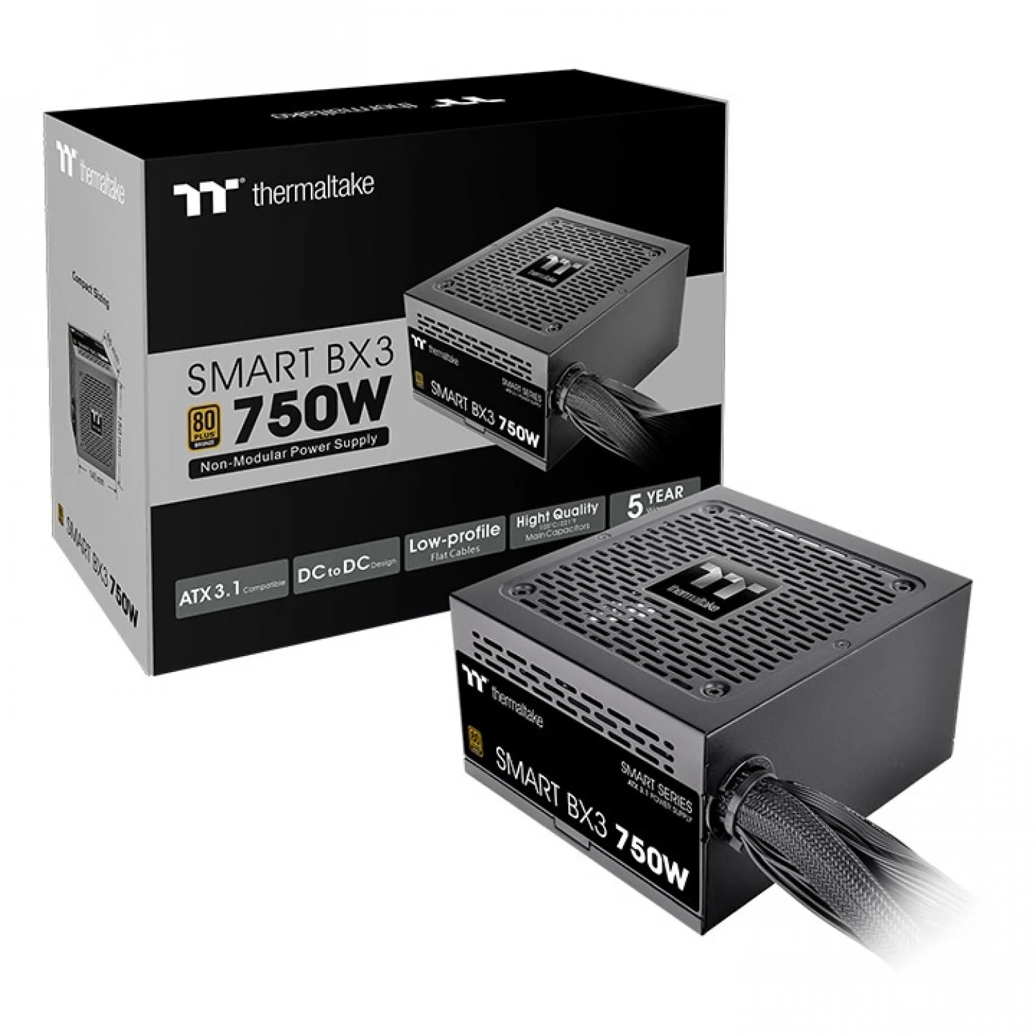 Fuente Gamer Thermaltake Smart Bx3 750w 80 Plus Bronze — foto 6