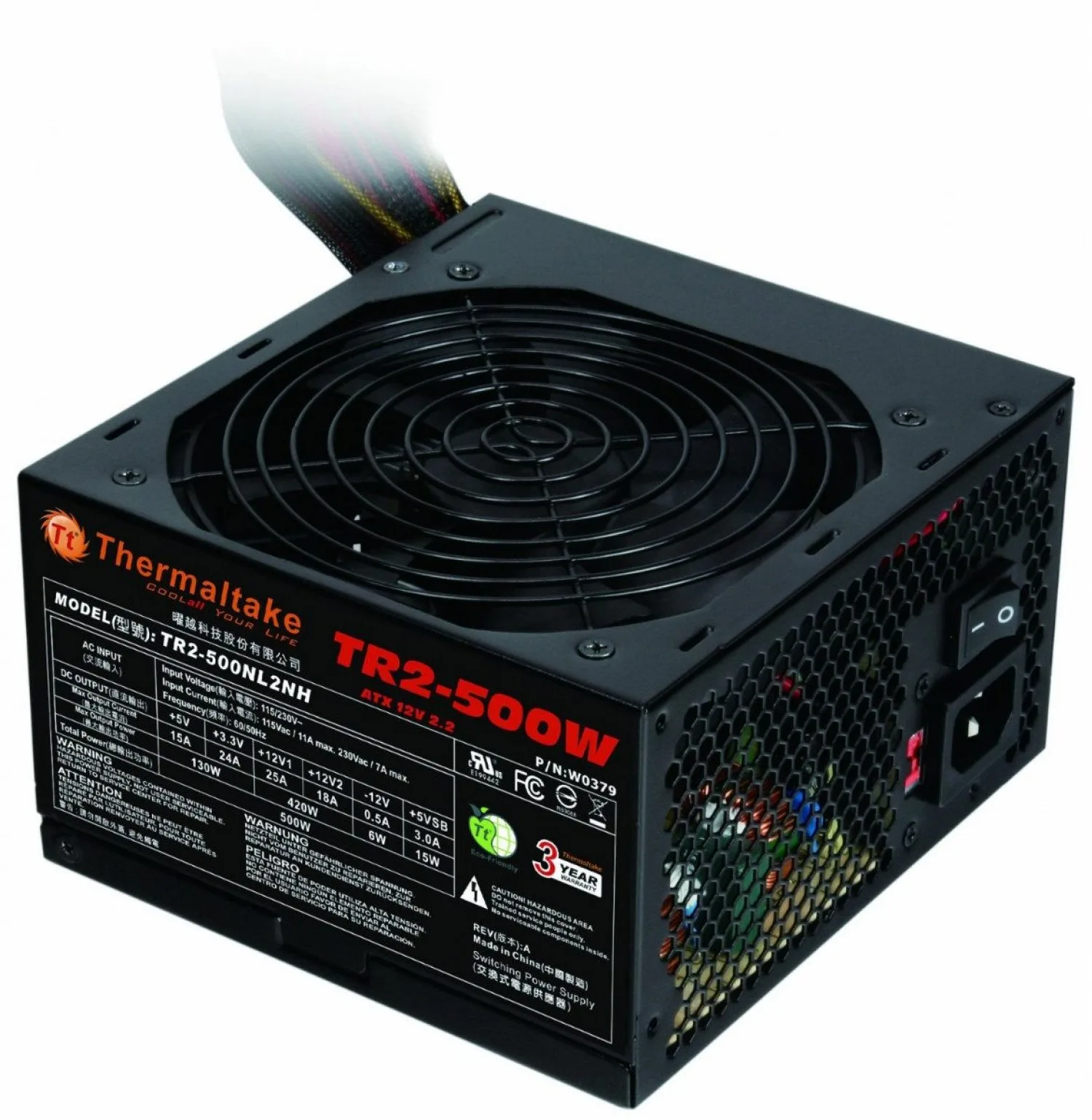 Fuente Gamer Thermaltake Tr2 500w — foto 4