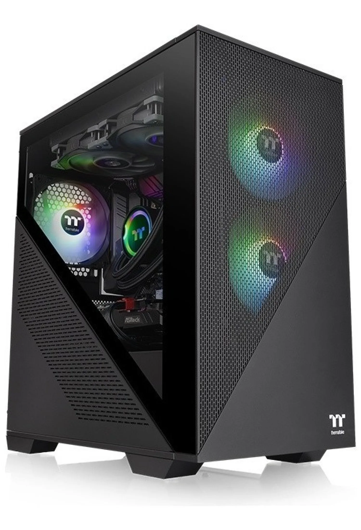 Gabinete Gamer Thermaltake Divider 170 Tg Argb Black Temp Glass — foto 11