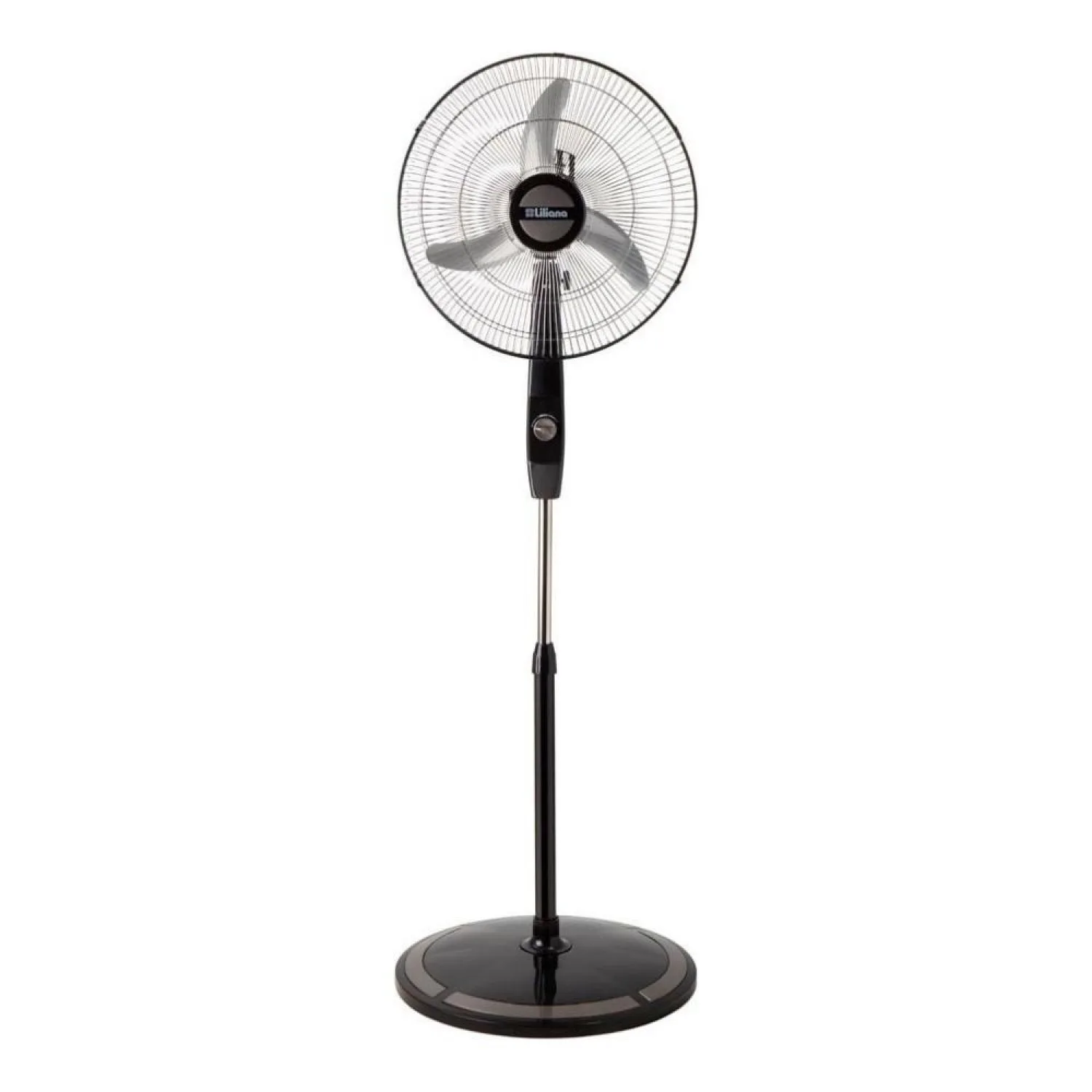 LILIANA VENTILADOR PIE 18 PARRILLA CROM ASPAS METAL VPC18M