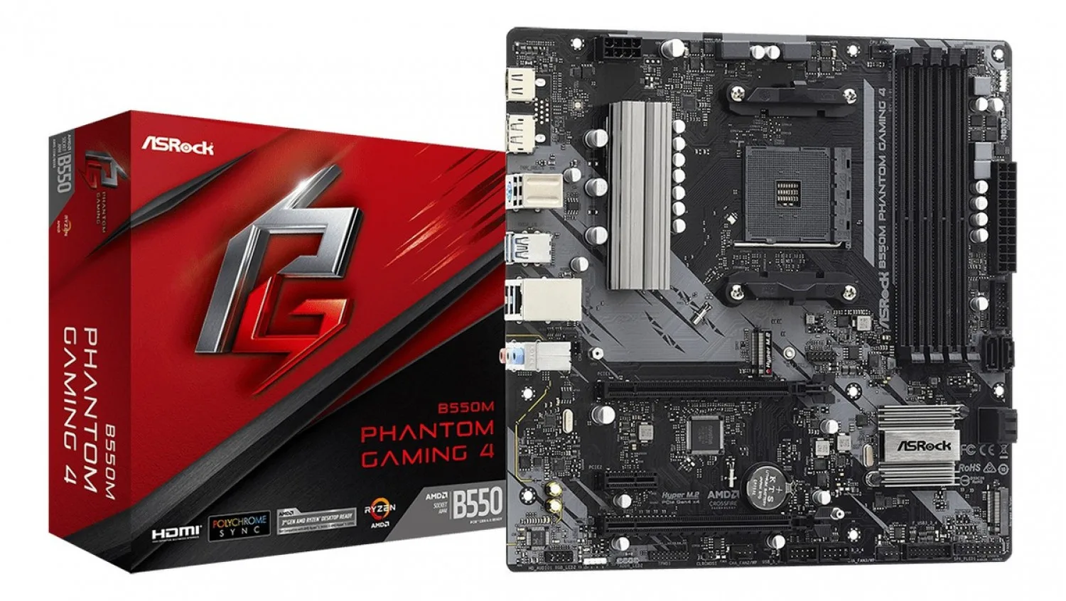 Mother Asrock (am4) B550m Phantom Gaming 4 — foto 8
