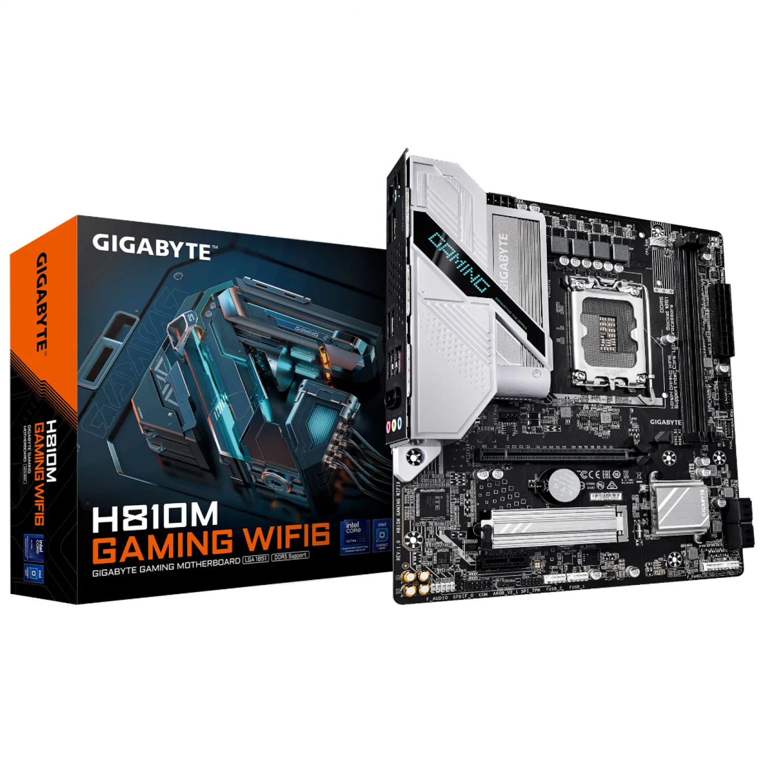 Mother Gigabyte (lga 1851) H810m Gaming Wifi6 — foto 5
