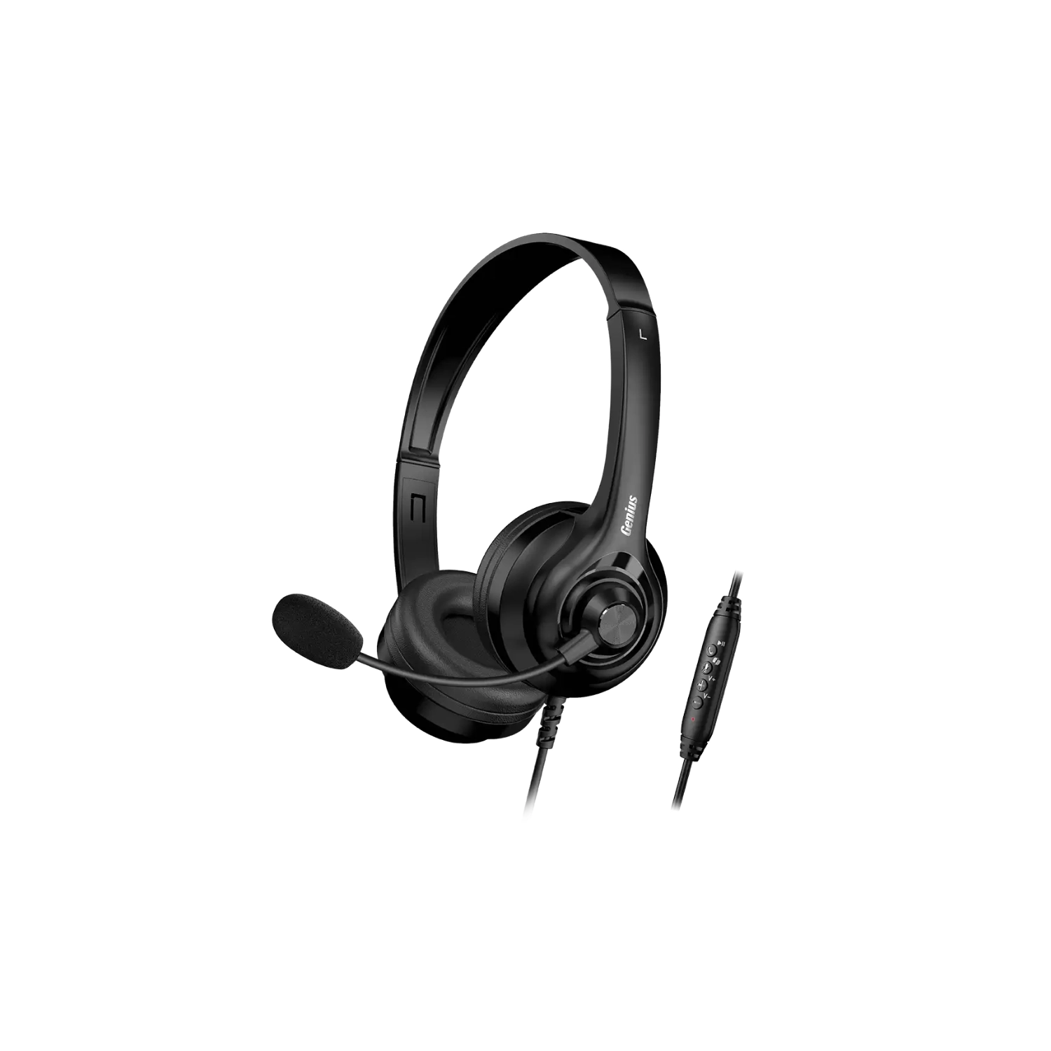 AURICULARES + MIC GENIUS HS-235U AI USB BLACK