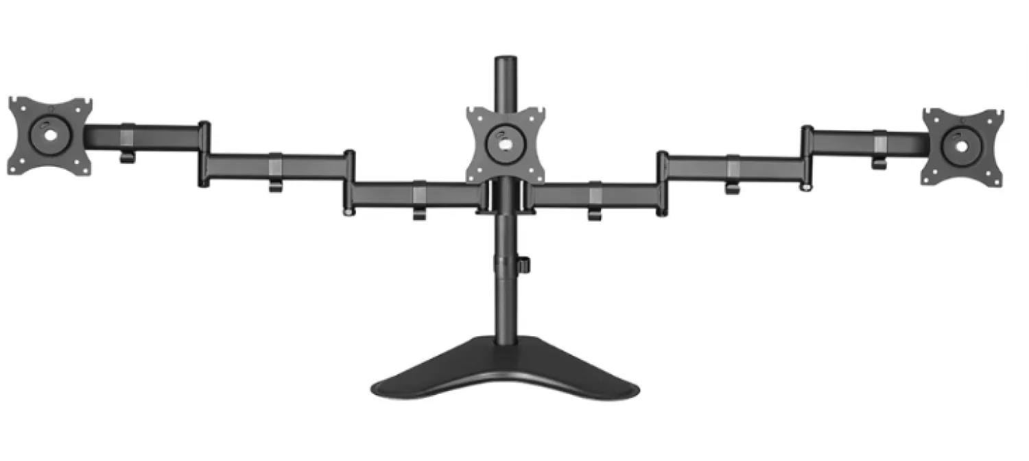 SOPORTE INTELAI TRIPLE ESCRITORIO CON BASE 13 27 MAX 24KG