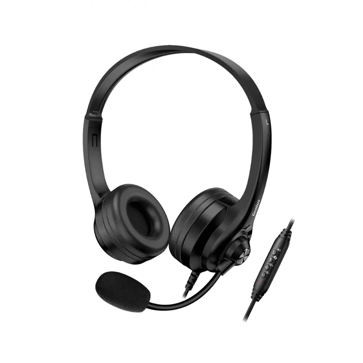 Auricular + Mic Headset Genius Hs-235u Usb A+c Black — foto 9
