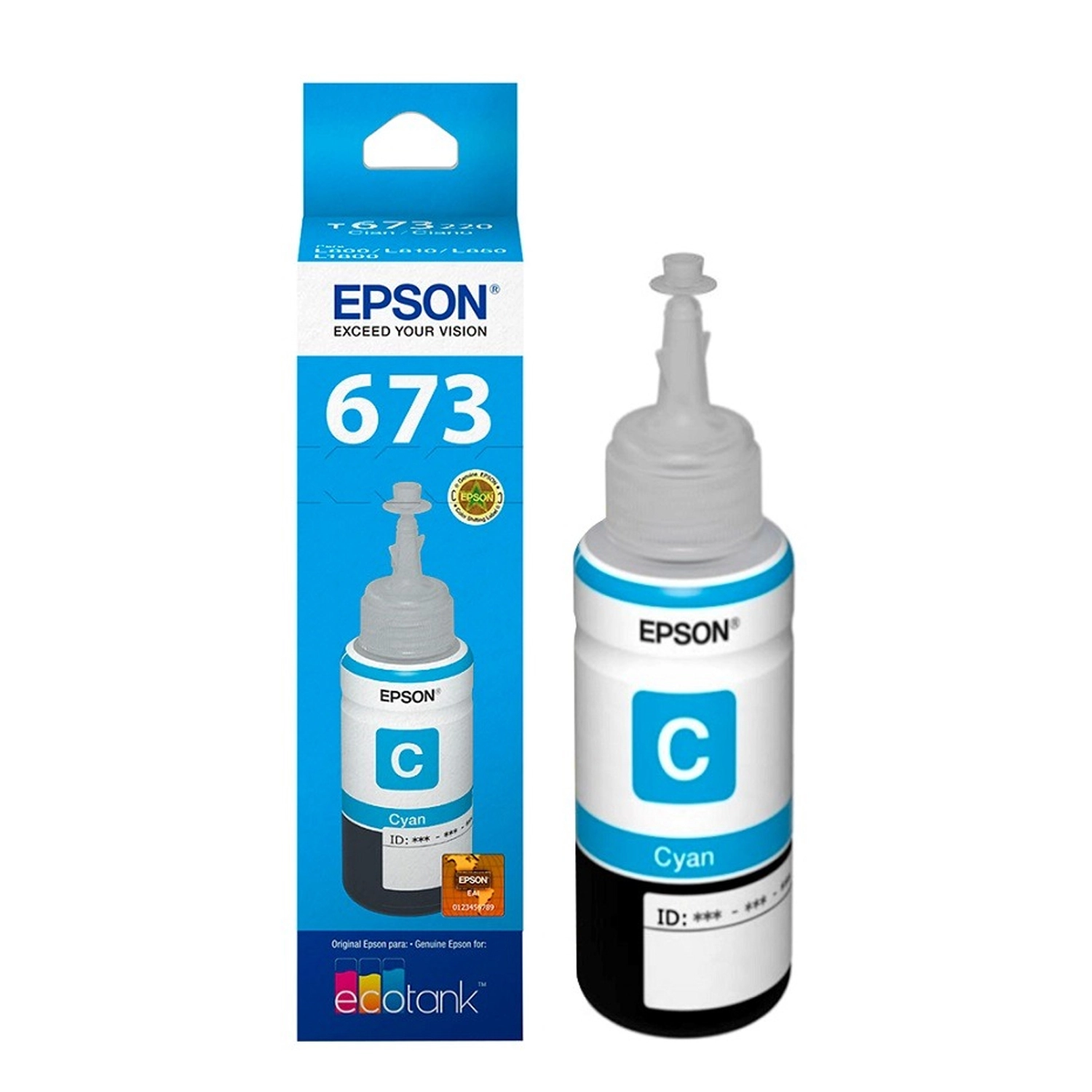 Botella de Tinta Epson 673 Cian — foto 2
