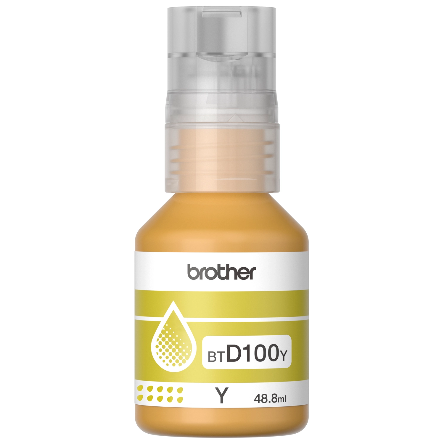 Botella de tinta Brother BTD100 Color Amarilla — foto 4