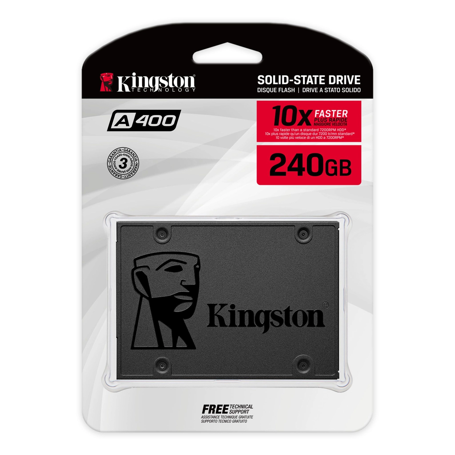 Disco SSD KINGSTON A400 240 GB SATA Interno 7 Mm (1219) — foto 8