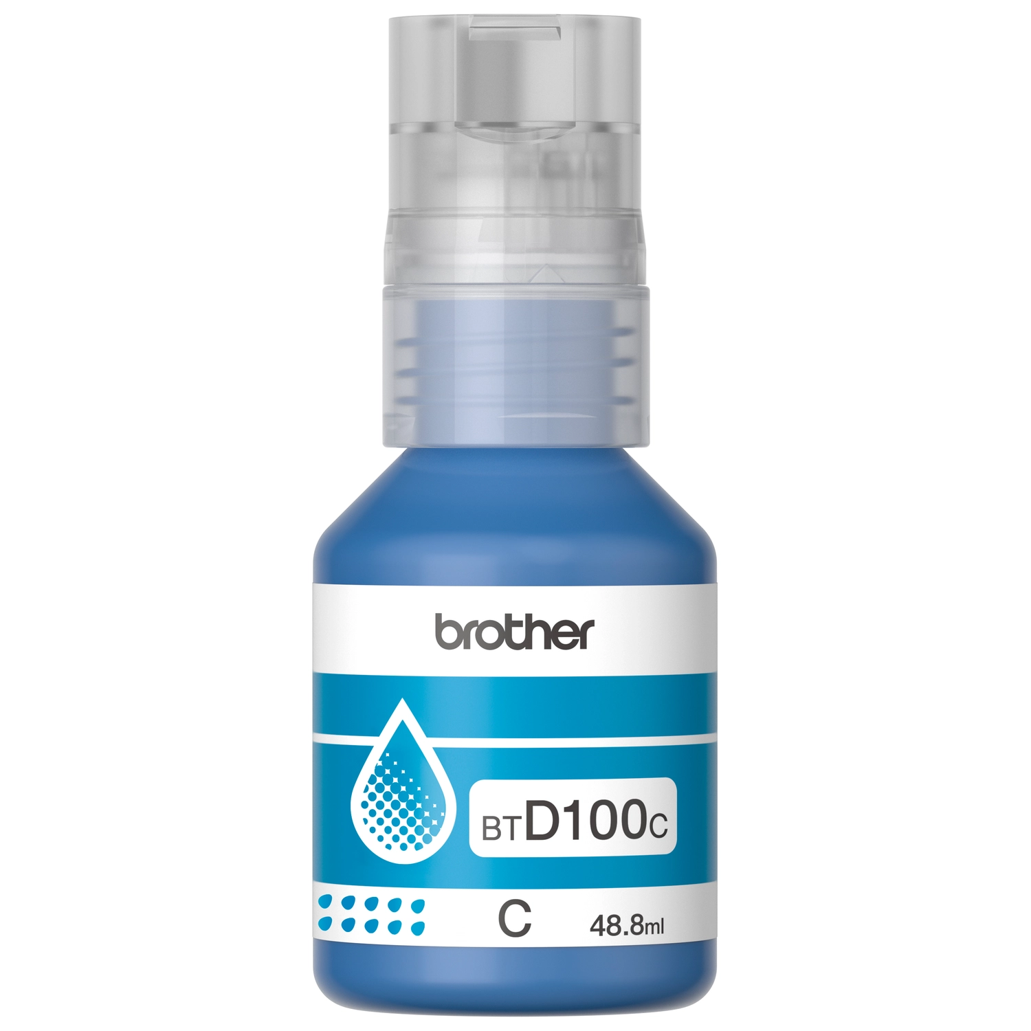 Botella de Tinta Brother BTD100 Cian — foto 4