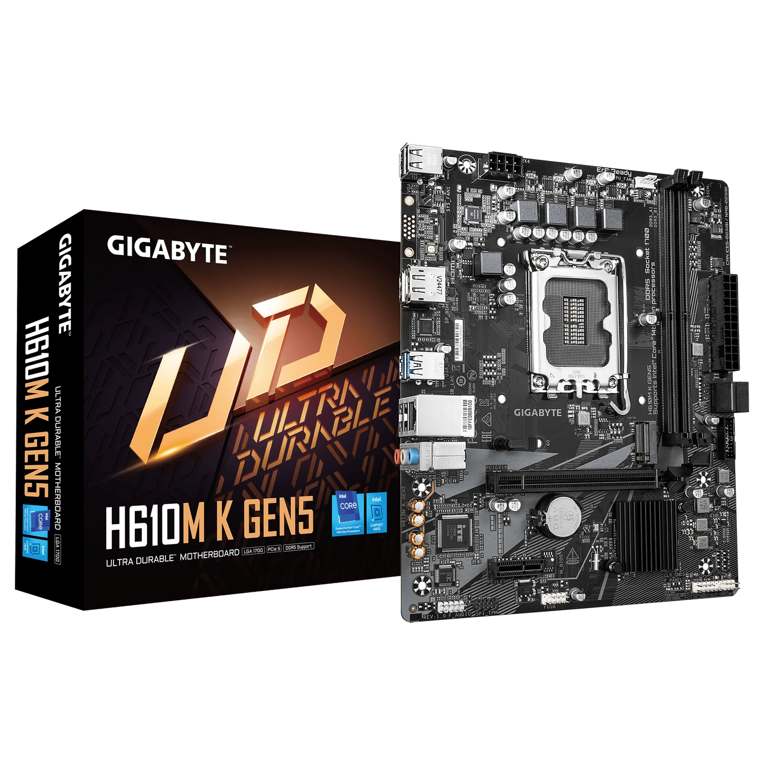 Mother Gigabyte H610M K GEN5 DDR5 1700 (12va/13va/14va Gen) (0149) — foto 7