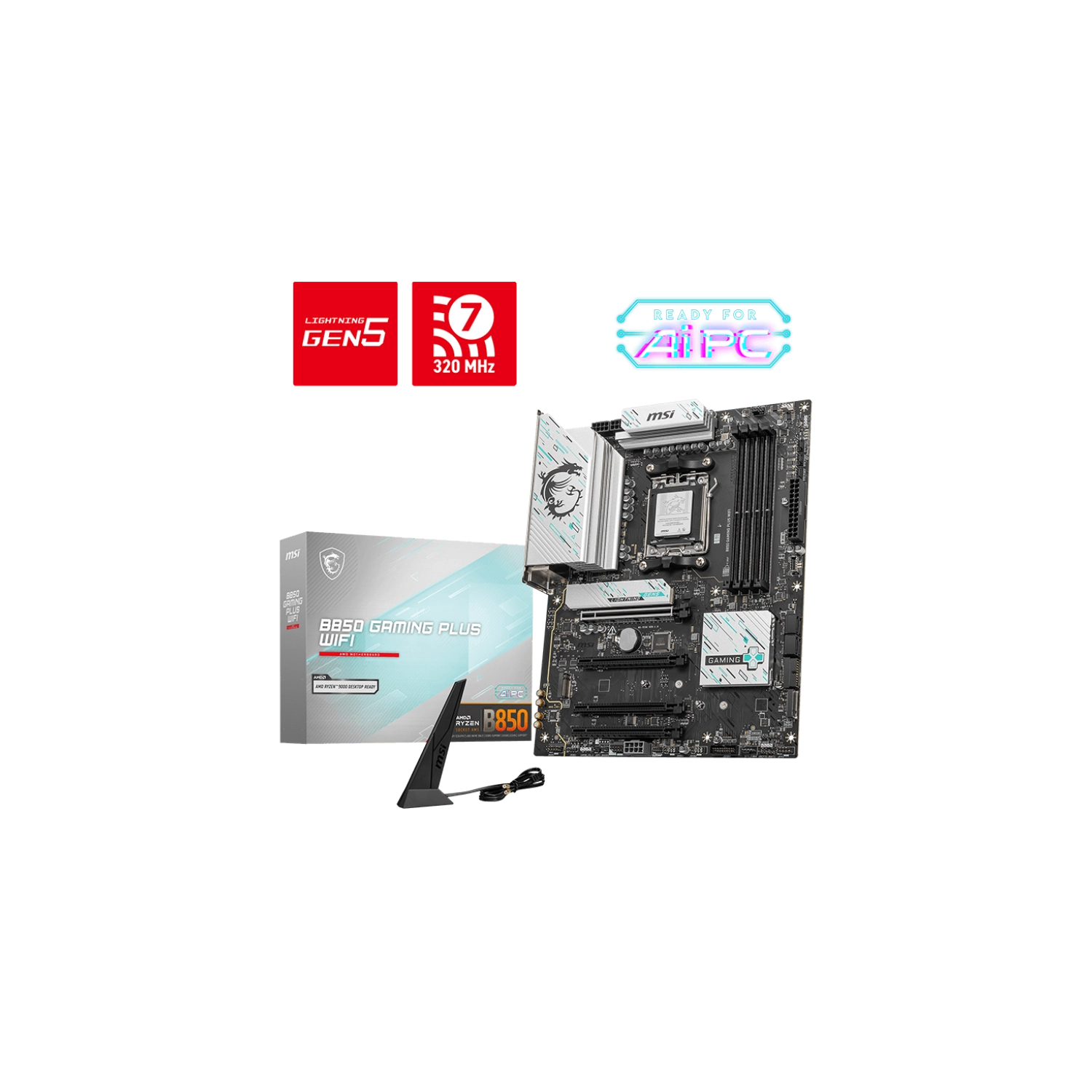 Motherboard Msi B850 Gaming Plus Wifi Am5 Ddr5 — foto 5