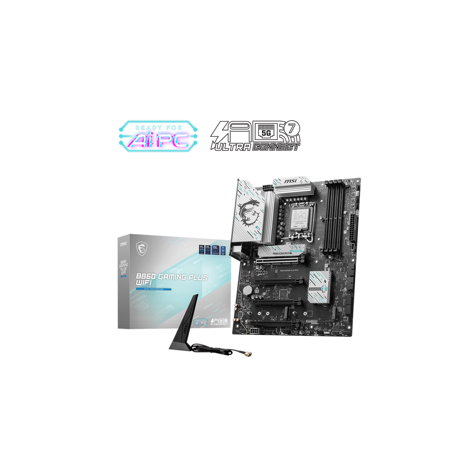 Motherboard Msi B860 Gaming Plus Wifi Lga 1851 Ddr5 — foto 5