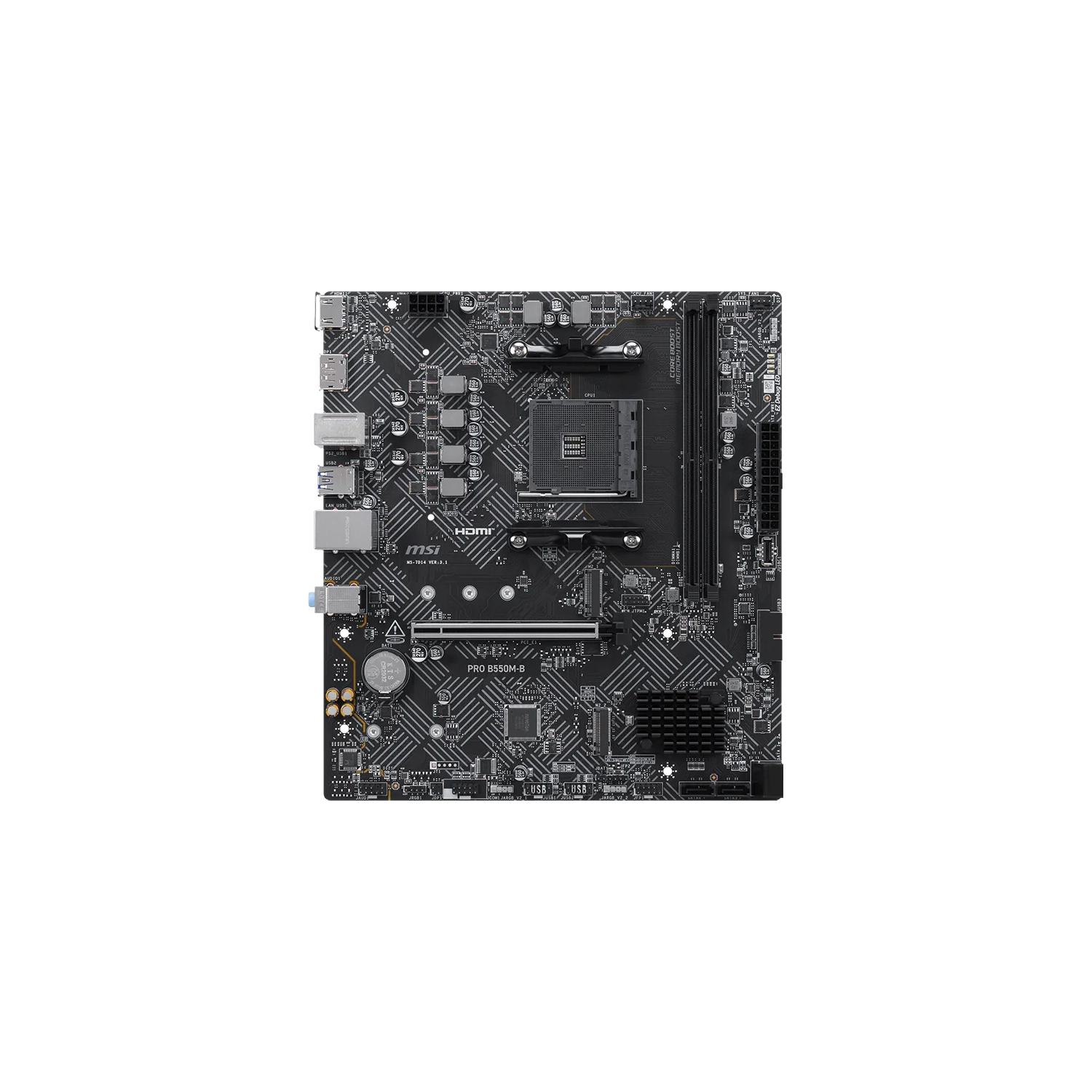 Motherboard Msi Pro B550m-b Am4 Ddr4 — foto 4