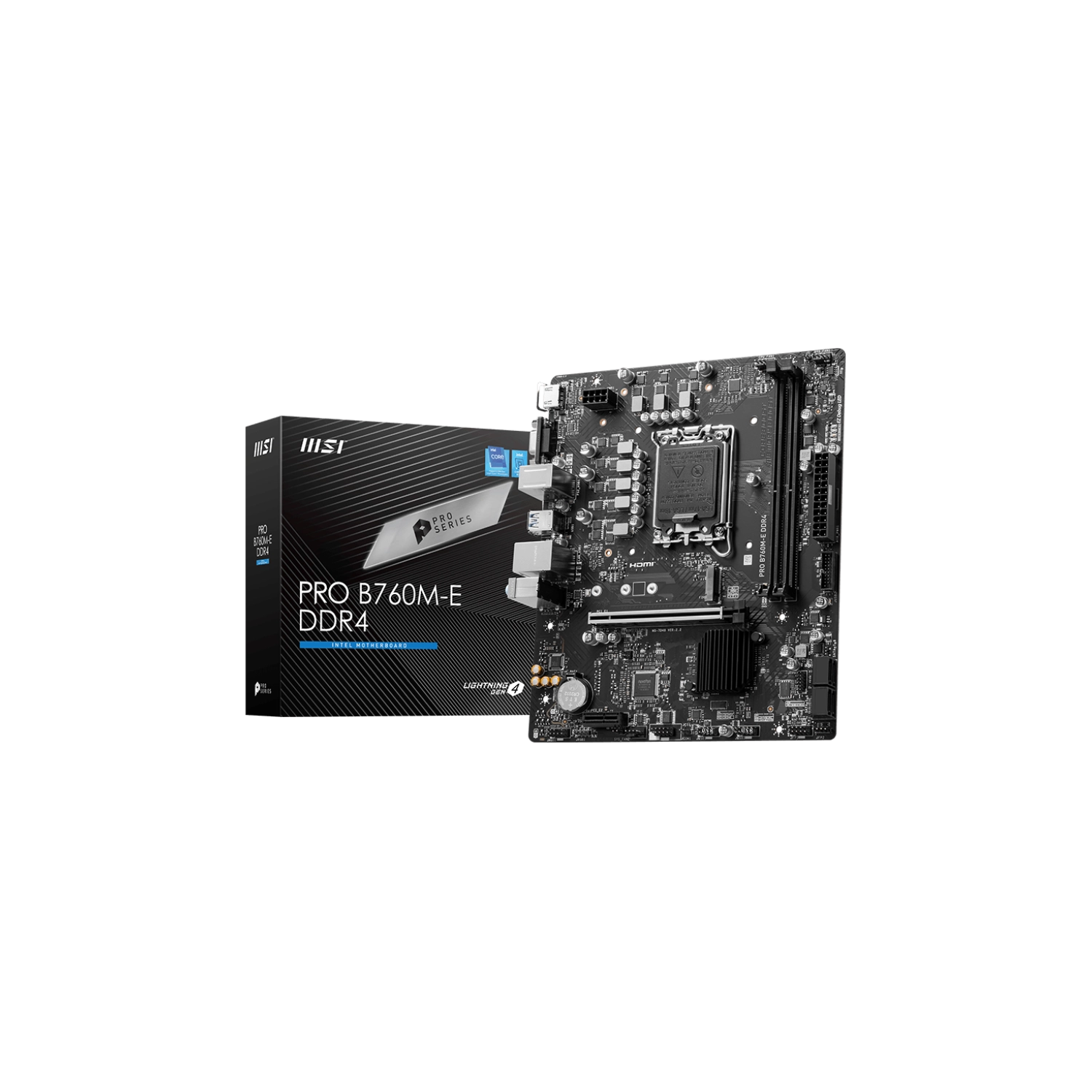 Motherboard Msi Pro B760m-e Ddr5 (lga1700) — foto 4