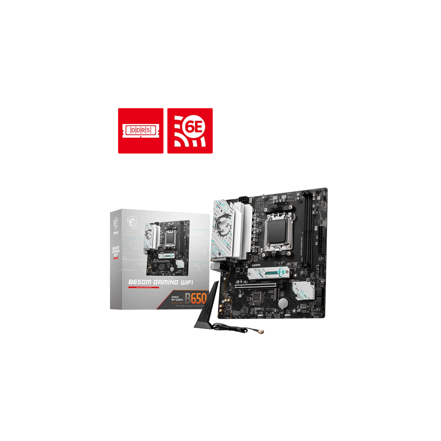 Motherboard MSI B650M GAMING WIFI AM5 DDR5 — foto 8