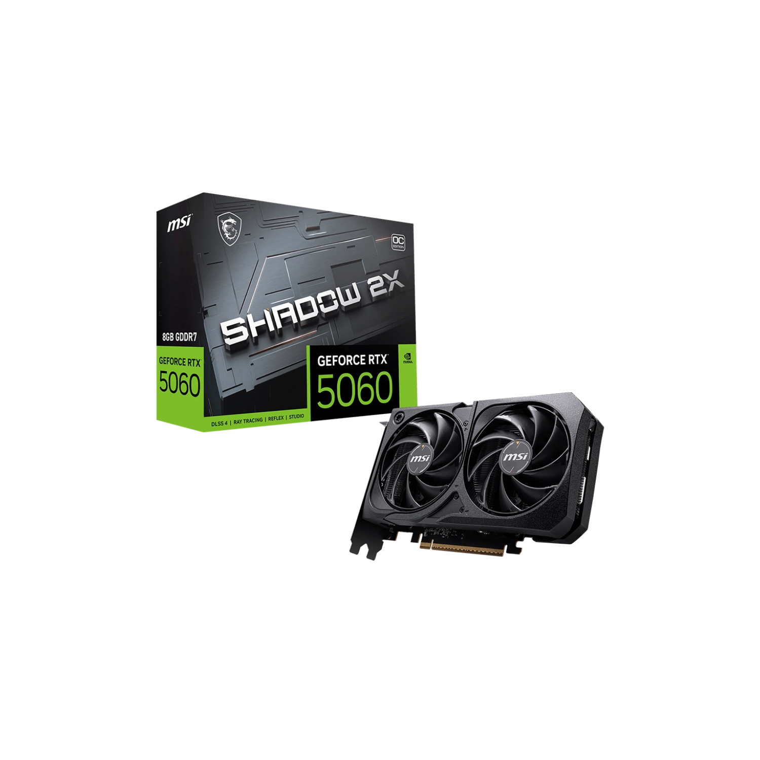 VGA MSI GeForce RTX 5060 8G SHADOW 2X OC (4234) — foto 7