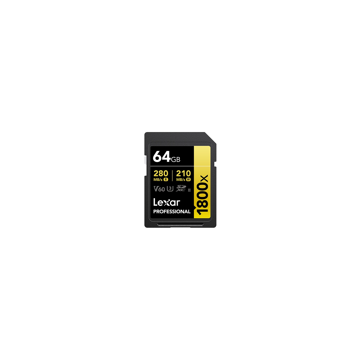 Tarjeta SDXC Lexar 1800X 64GB UHS-II C10