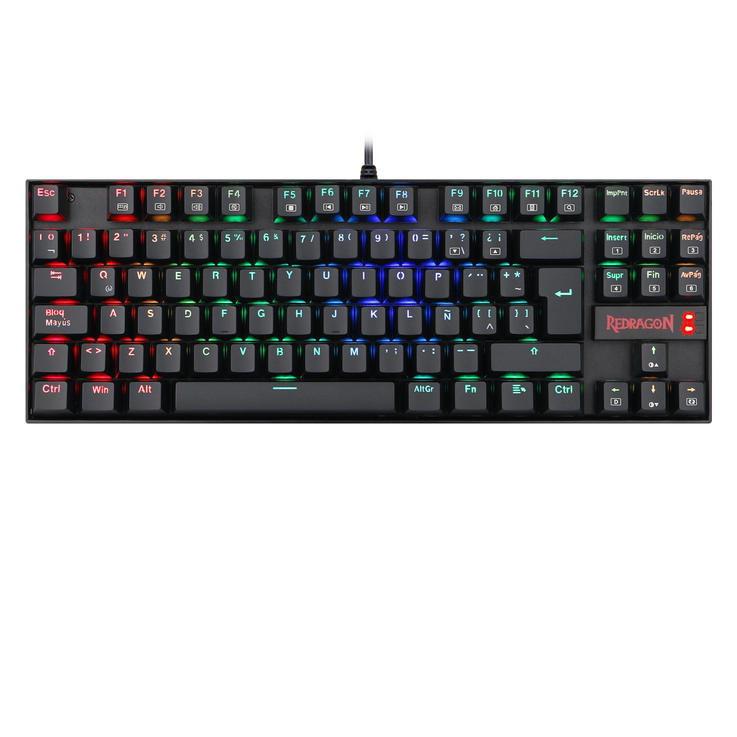Teclado Redragon Kumara K552 Rgb Negro — foto 6