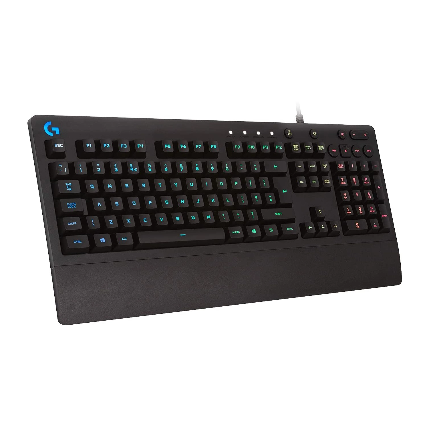Teclado C/cable Logitech G213 Negro Switch Híbrido Español