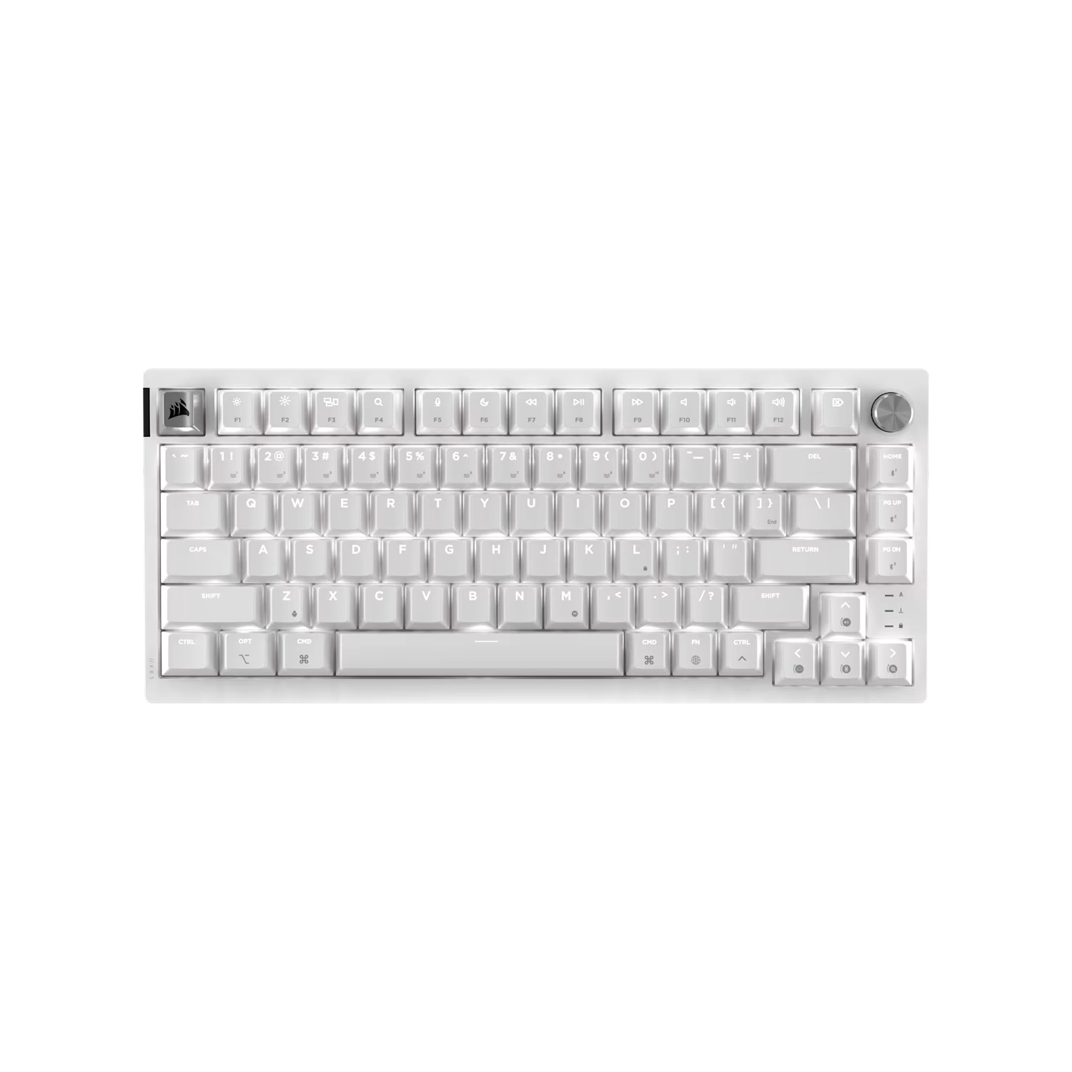 Teclado Gamer Mecanico Corsair K65 Plus 75% Rgb Mac/pc – Frost White — foto 2