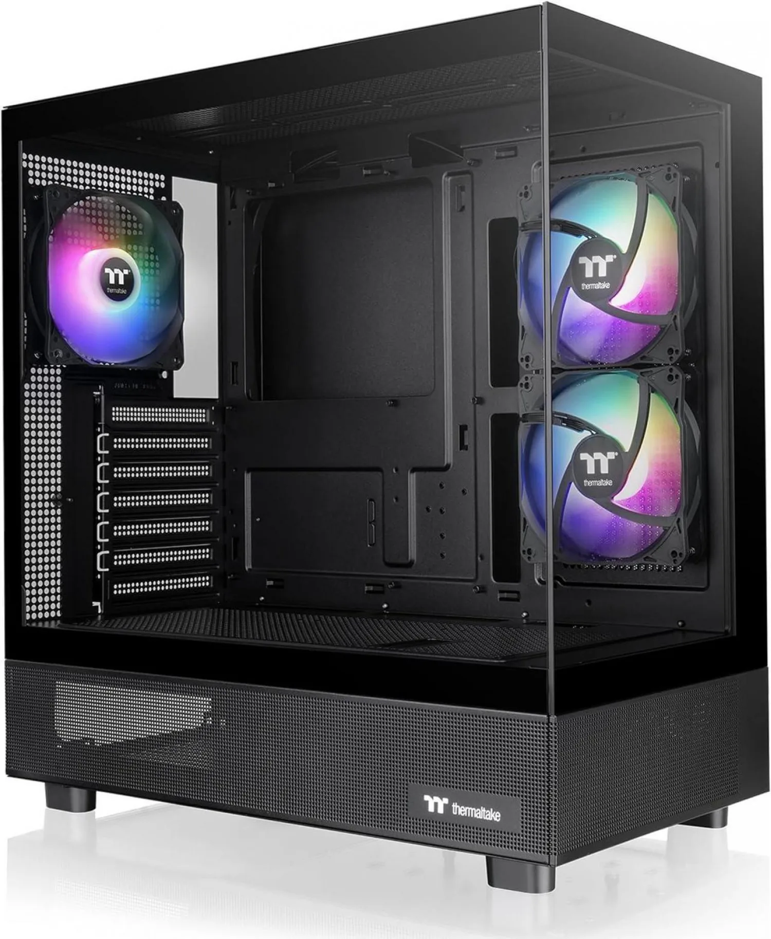 Gabinete TT View 270 Plus Mid-Tower TG X2 Fan ARGB X3 Black (4182)