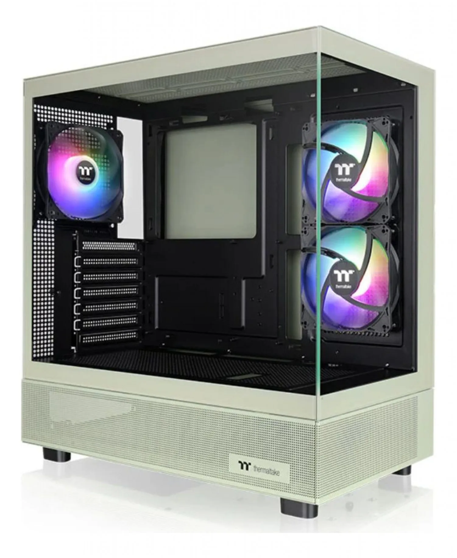 Gabinete TT View 270 Plus Mid-Tower TG X2 Fan ARGB X3 Matcha Green (4205) — foto 6