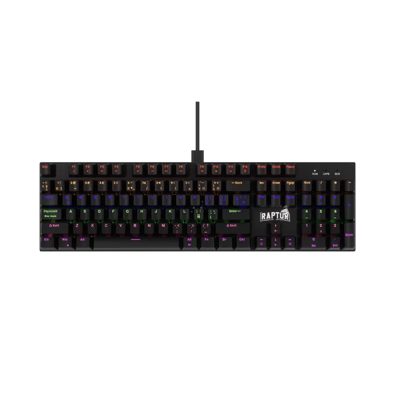 Teclado Gamer Raptor Fireclaw M104 Mecanico Retroiluminado Switch Red Outemu (2139) — foto 5