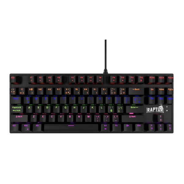 Teclado Raptor Fireclaw M87 Mecanico Retroiluminado Switch Red Outemu (2146) — foto 9