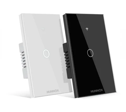 TECLA HUNNOX SMART TACTIL 1 CANAL BLANCO