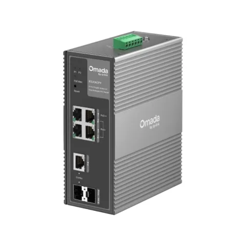 IES206GPP - Switch Industrial Riel Din 6Port -x1 60W- x3 30W-  Omada (2051)
